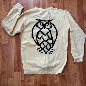 Yellow Sweater with Owl Design